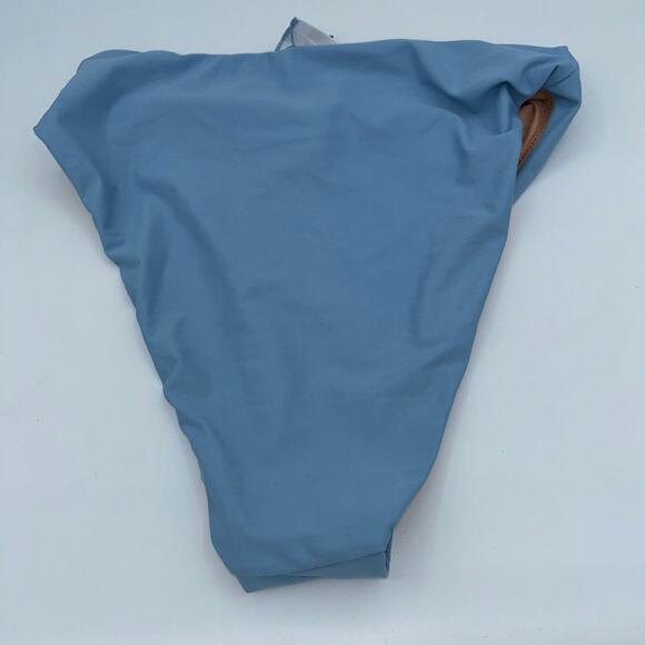 NWT J. Crew Blue High Rise Bikini Swim Bathing Suit Bottom Women's Size Medium - Picture 5 of 8